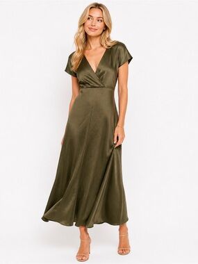 knee length dresses for ladies Deme by Gabriella Gemma Off White Gown main image 1